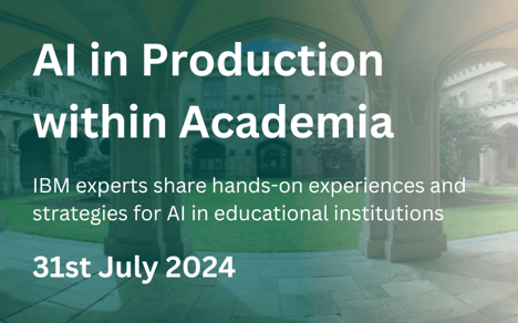 AI in production within Academia